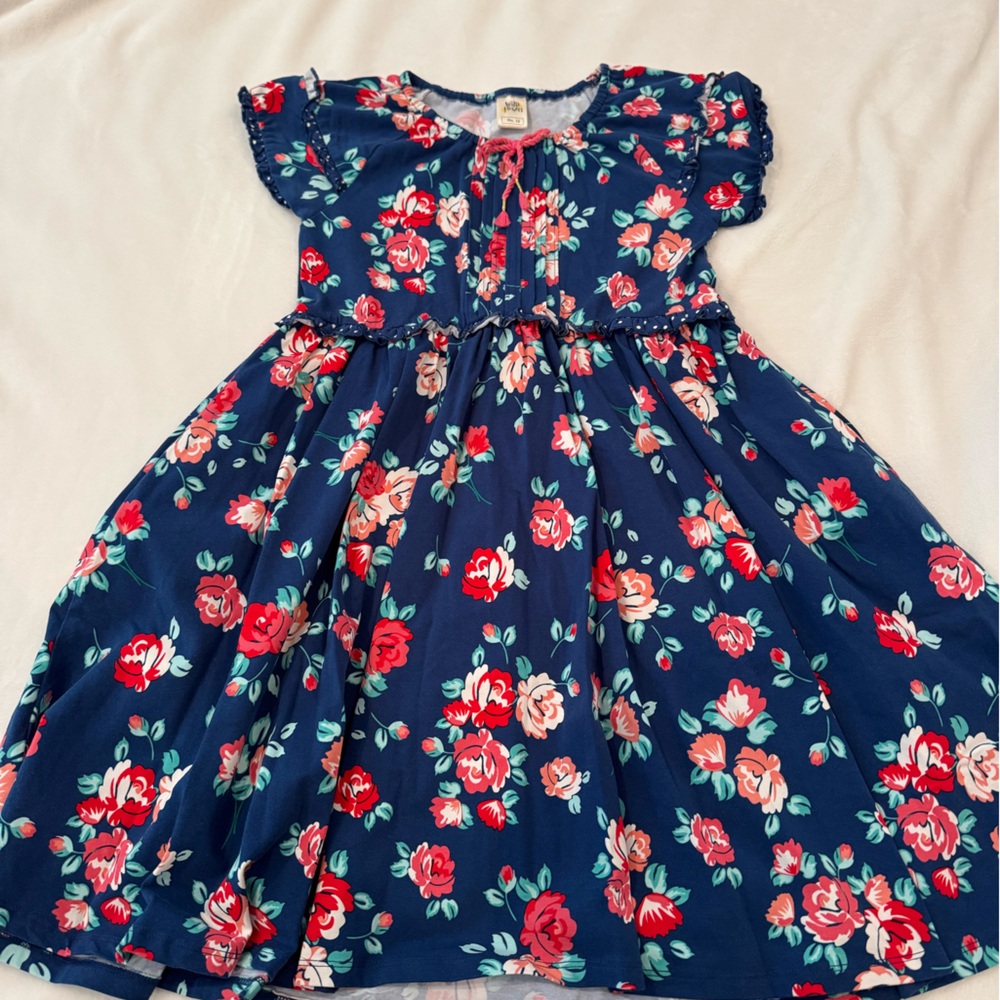 Wildflowers Navy Floral Kids Dress